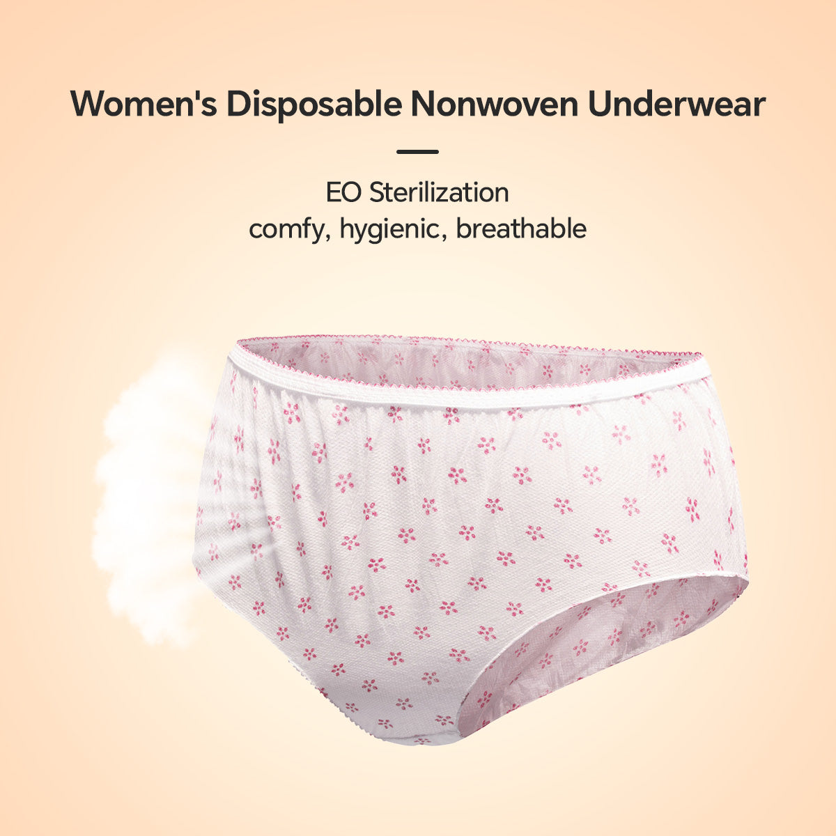 20 /10 Packs Women's Disposable Underwear Nonwoven Ladies Briefs Panties for Hotel Spa Hospital Stays Travel