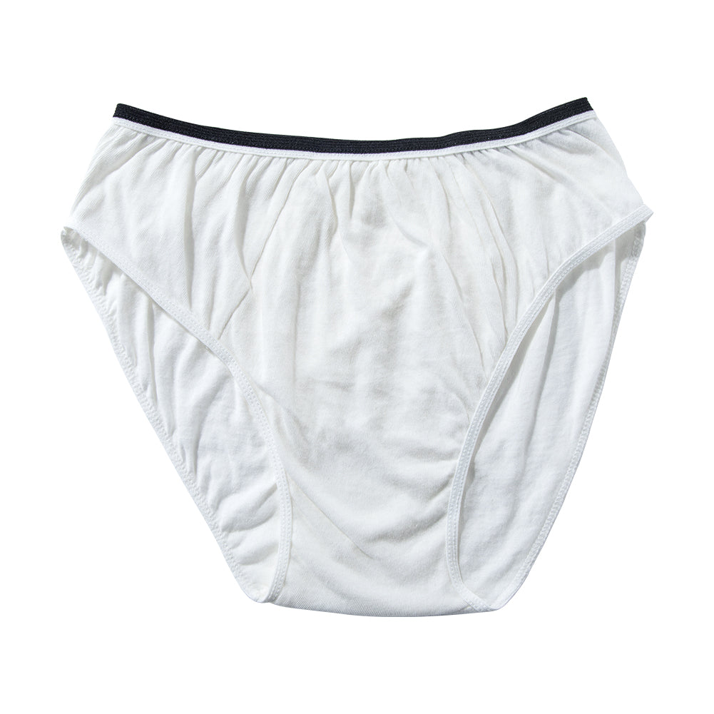 20 Packs Mens Cotton Minimalist Underwear Panties Portable Briefs for Travel Fitness Hotel Spa Hospital Mid Waist