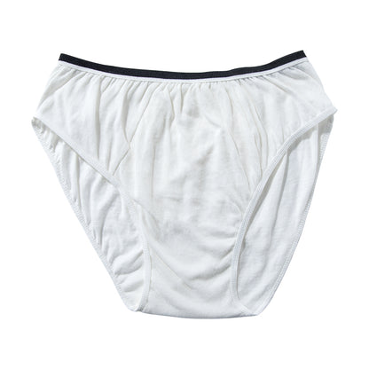 20 Packs Mens Cotton Minimalist Underwear Panties Portable Briefs for Travel Fitness Hotel Spa Hospital Mid Waist