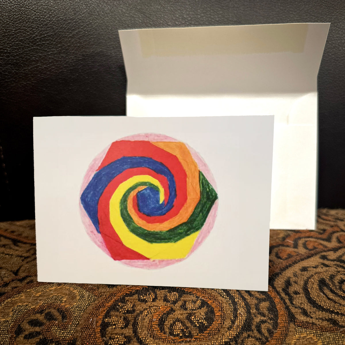 10 pcs Handwritten greeting cards created by students Folded Cardstock Christmas, New Year Greeting Cards, And Other Holiday Greeting Cards All Occasion