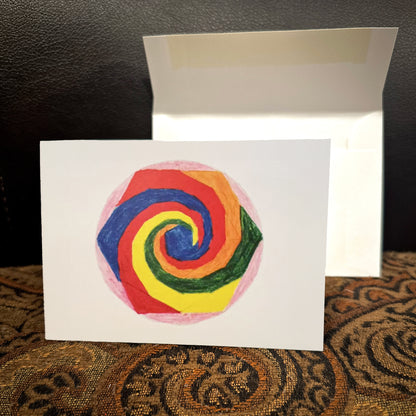 10 pcs Handwritten greeting cards created by students Folded Cardstock Christmas, New Year Greeting Cards, And Other Holiday Greeting Cards All Occasion
