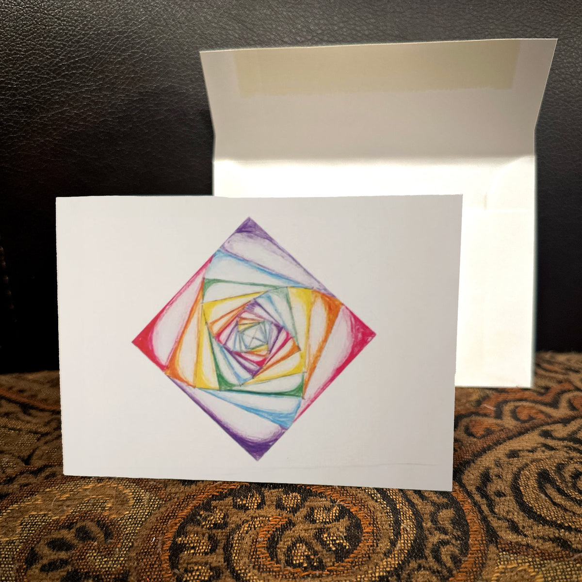 10 pcs Handwritten greeting cards created by students Folded Cardstock Christmas, New Year Greeting Cards, And Other Holiday Greeting Cards All Occasion