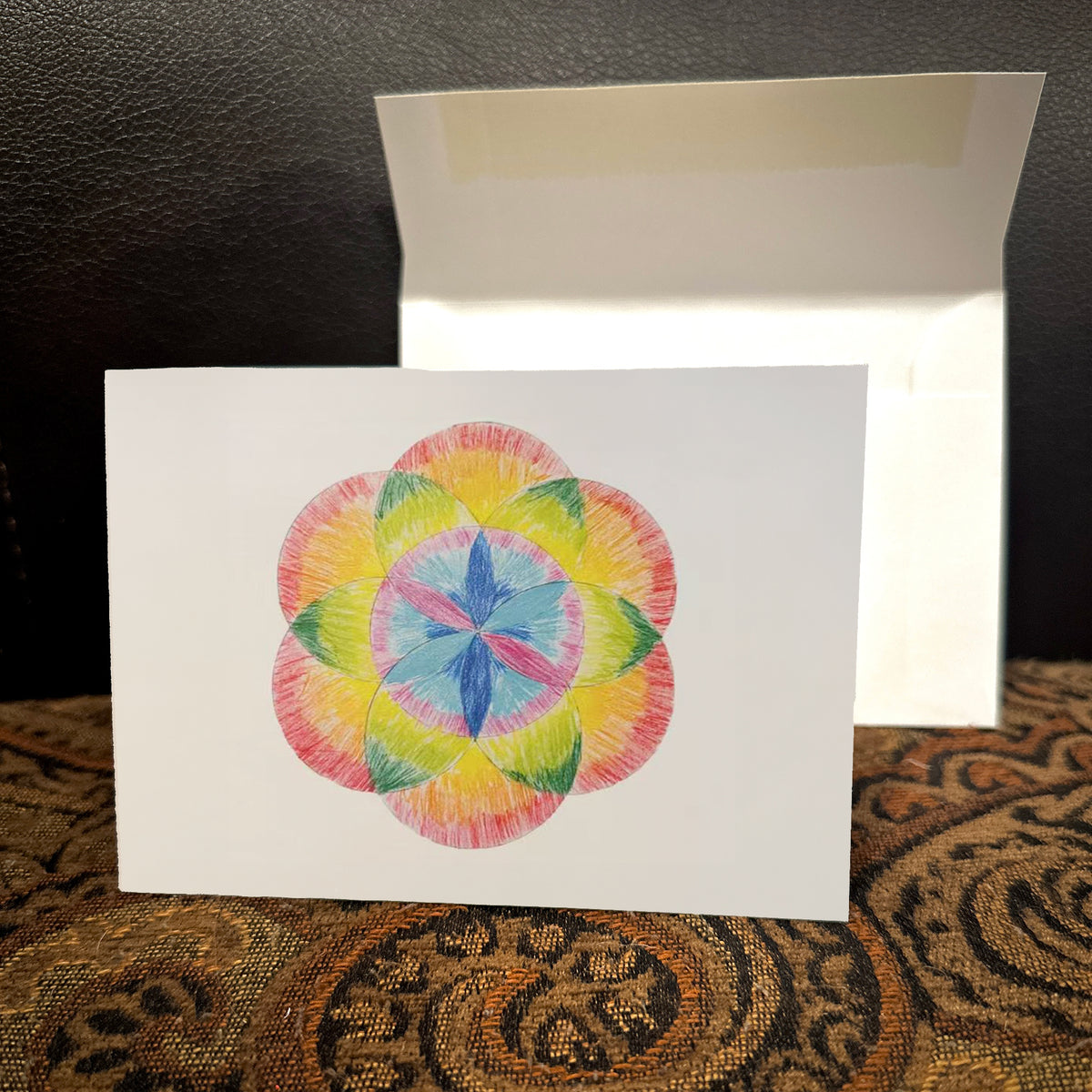 10 pcs Handwritten greeting cards created by students Folded Cardstock Christmas, New Year Greeting Cards, And Other Holiday Greeting Cards All Occasion