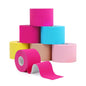 6 Rolls Kinesiology Tape Original Cotton Elastic Premium Athletic Tape,16.4 ft Uncut Tape,Hypoallergenic and Waterproof for Muscle Pain Relief and Joint Support