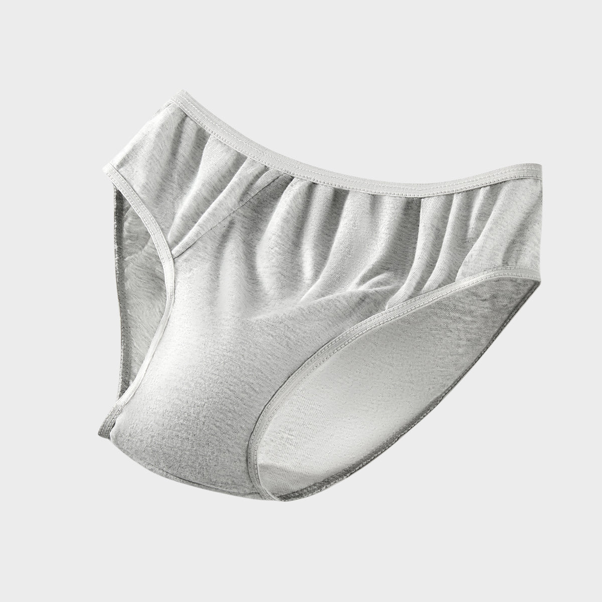 5 Packs Mens Cotton Minimalist Underwear Panties Portable Briefs for Travel Fitness Hotel Spa Hospital Mid Waist