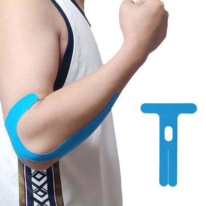 Precut Kinesiology Tape for Elbow Valgus 3 Pcs Pain Relief Athletic Tape, Waterproof & Hypoallergenic Latex-Free, Elastic Breathable Long-Lasting Elbow Support Tape for Arthritis, Workouts, Reduce Joint Pain During Fitness Activity
