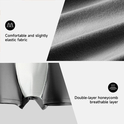 4-Pack Mens Underwear Boxer Briefs Washed Mid Rise Minimalist Shorts Portable Travel Hotel Emergency Underpants