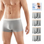 Mens Underwear Boxer Briefs 4-Pack  Washed Mid Rise Travel Hotel Emergency Underpants