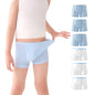 6 Packs Boys 100% Cotton Boxer Briefs Toddler Kids Sterilized Disposable Underwears for Travel School Outdoor Sports  Individually Wrapped Multipack Gift box
