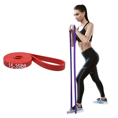 Resistance Bands for WorkOut: 4-Levels Exercise Bands Set - Pull Up Assistance Elastic Silicone - Physical Therapy/Stretching/Training - Home Gym for Women/Men
