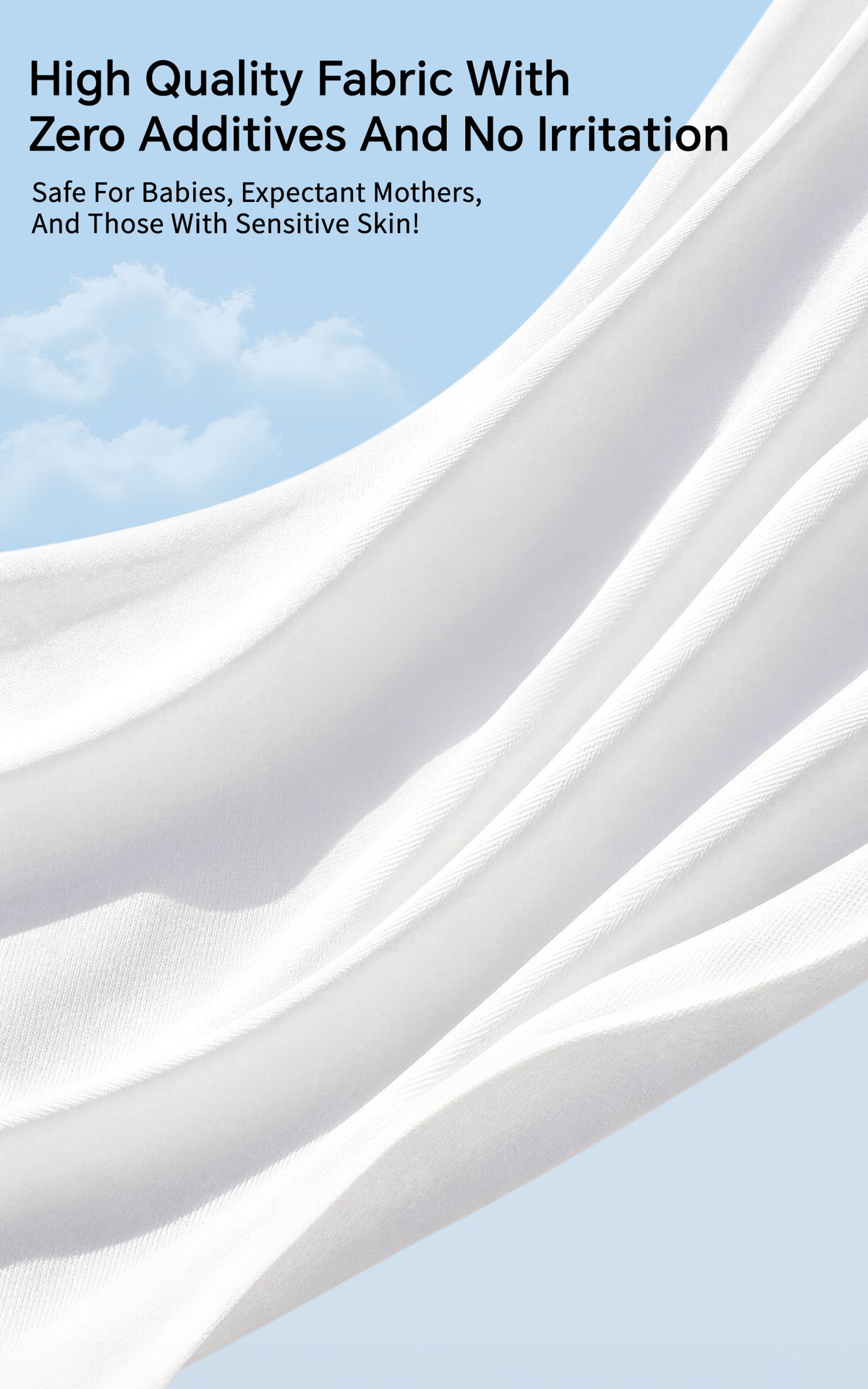 Disposable Underwear for Women, 10 Pack Cotton Ladies Briefs Panties Travel/Emergency, White