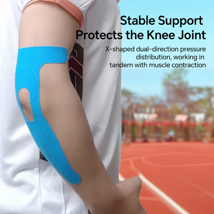 Precut Kinesiology Tape for Elbow Valgus 3 Pcs Pain Relief Athletic Tape, Waterproof & Hypoallergenic Latex-Free, Elastic Breathable Long-Lasting Elbow Support Tape for Arthritis, Workouts, Reduce Joint Pain During Fitness Activity