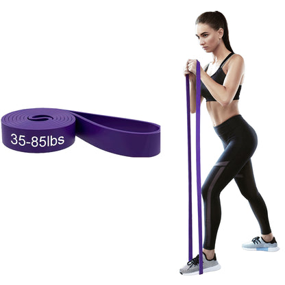 Resistance Bands for WorkOut: 4-Levels Exercise Bands Set - Pull Up Assistance Elastic Silicone - Physical Therapy/Stretching/Training - Home Gym for Women/Men