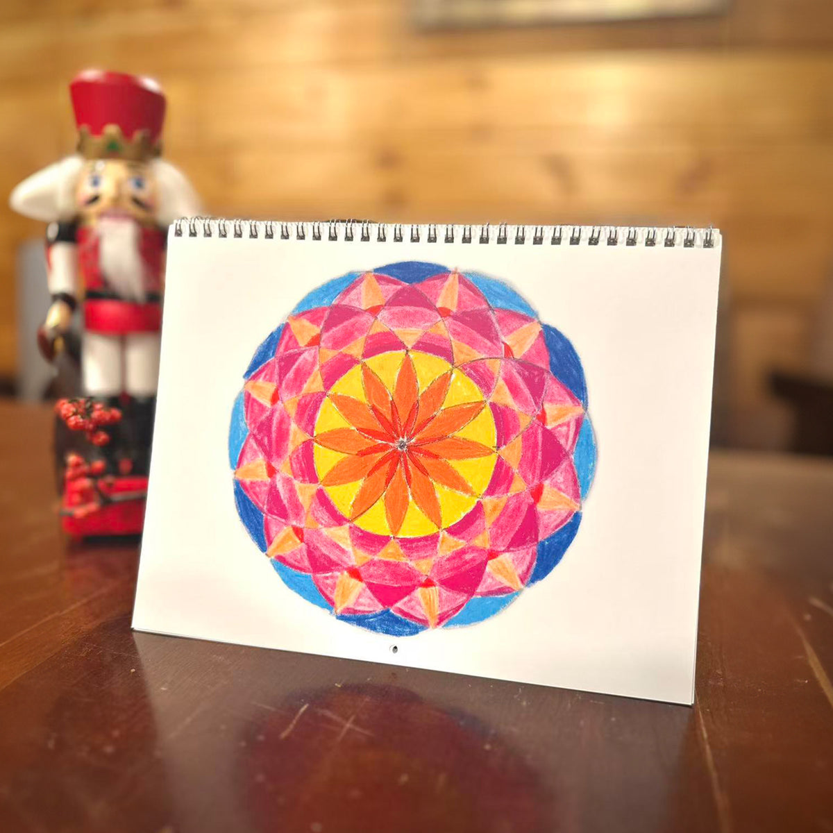 2026 Wall Calendar, Children's Hand-Drawn Art Calendar