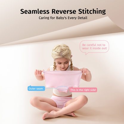 6 Packs Girls 100% Cotton Underwear  Kids Breathable Panties for Travel School Outdoor Sports