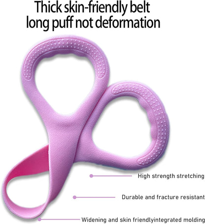 Figure 8 Resistance Band with Handles for Yoga Pilates and Fitness Elastic Stretching Resistances Band for Arms, Back, Shoulders, and Chest Workouts, Versatile Pilates Equipment for Women and Men