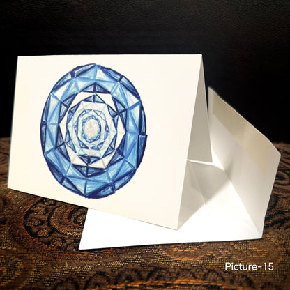 10 pcs Handwritten greeting cards created by students Folded Cardstock Christmas, New Year Greeting Cards, And Other Holiday Greeting Cards All Occasion
