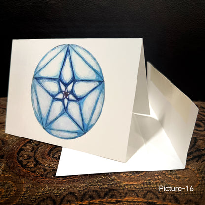 10 pcs Handwritten greeting cards created by students Folded Cardstock Christmas, New Year Greeting Cards, And Other Holiday Greeting Cards All Occasion