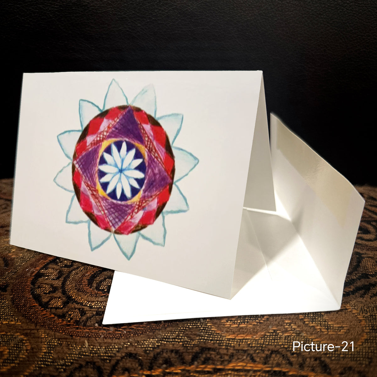 10 pcs Handwritten greeting cards created by students Folded Cardstock Christmas, New Year Greeting Cards, And Other Holiday Greeting Cards All Occasion