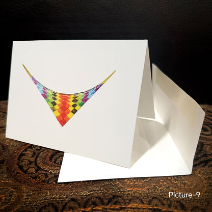 10 pcs Handwritten greeting cards created by students Folded Cardstock Christmas, New Year Greeting Cards, And Other Holiday Greeting Cards All Occasion